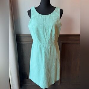LOFT 100% cotton open back dress size 10 petite